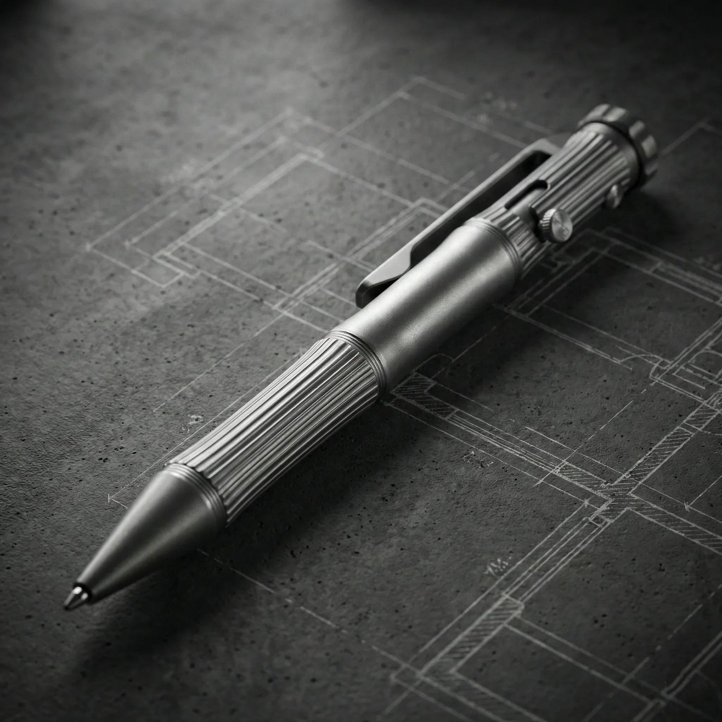 TRACKEEN Apex | Titanium Bolt-Action Pen